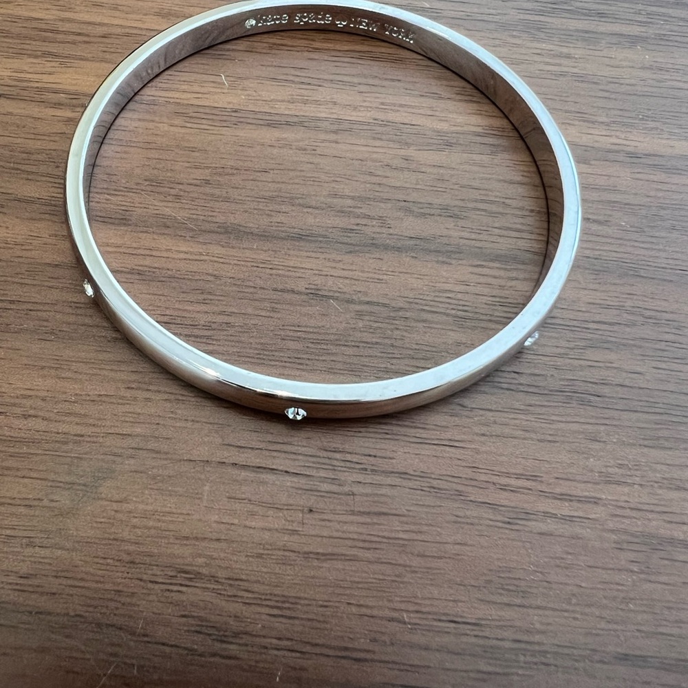 Kate Spade Silver Minimalist Bangle Bracelet